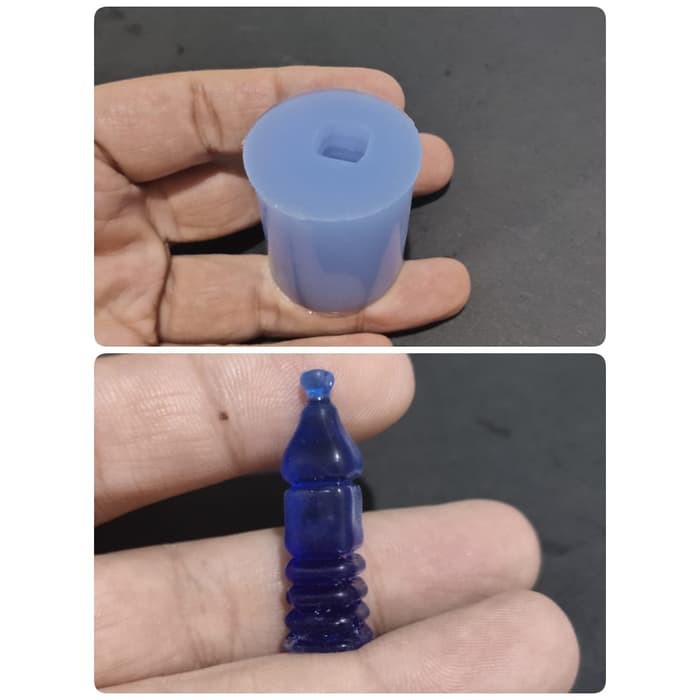 bottle miniature mold cetakan botol miniatur resin clay mold fondant
