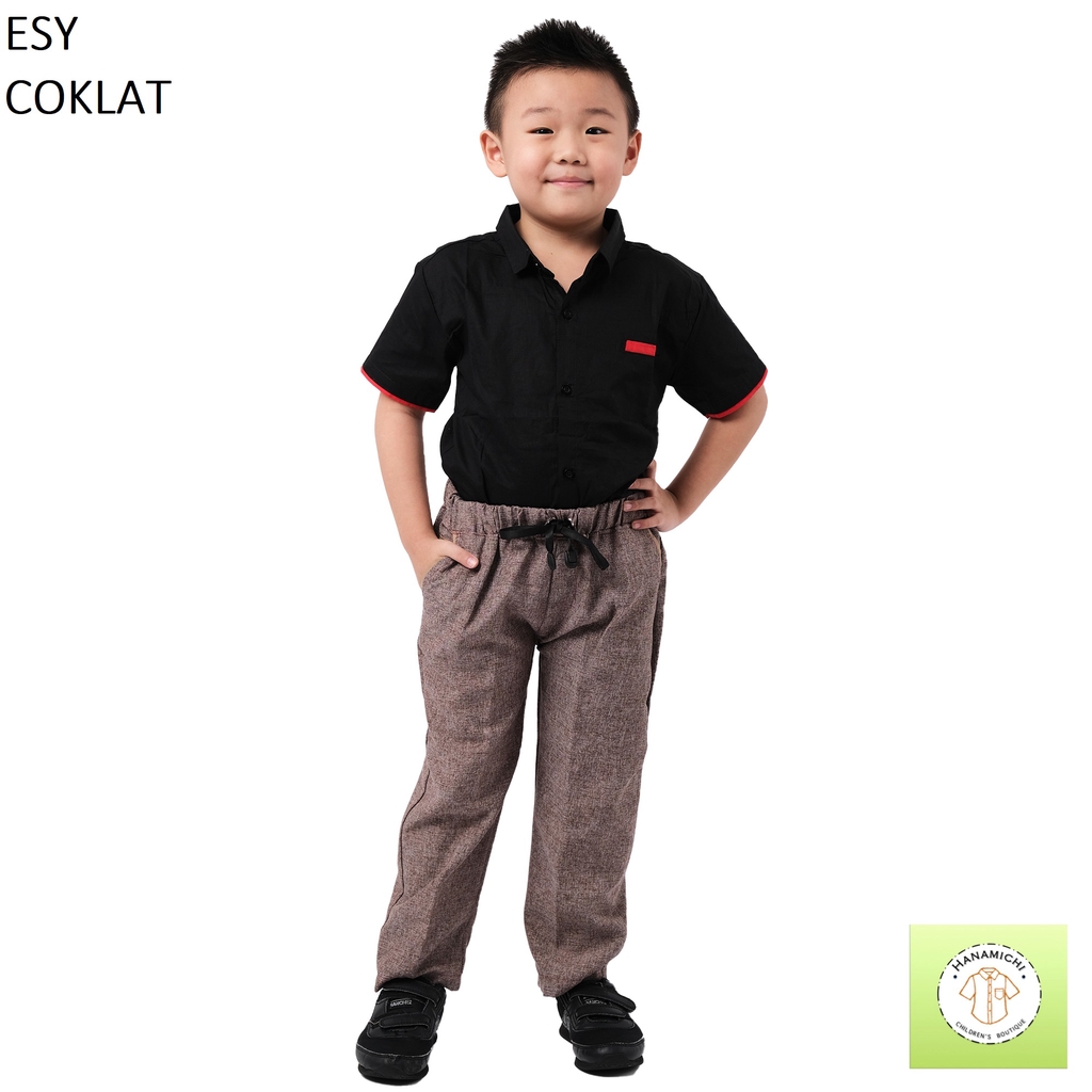 Hanamichi ESY Celana Panjang Anak Motif Polos