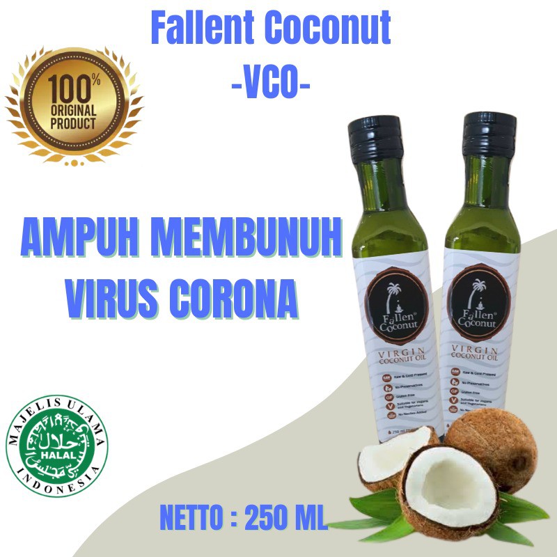

VCO VIRGIN COCONUT OIL MINYAK VCO ANTI BAKTERI DAN JAMUR 250 ML VC12