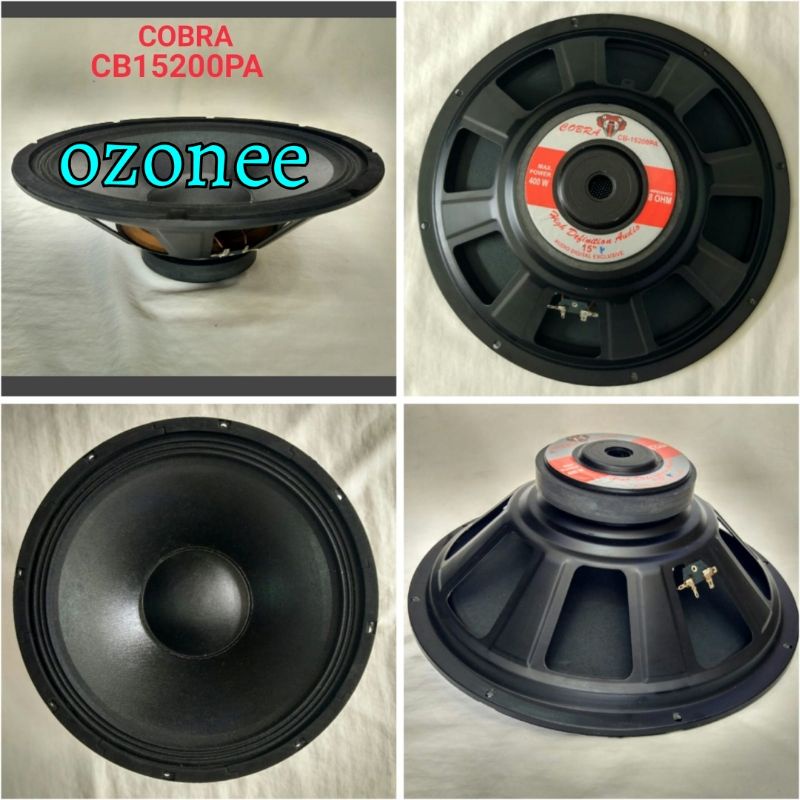 SPEAKER KOMPONEN COBRA CB 15200 PA COBRA CB15200 PA 15 INCH ORIGINAL