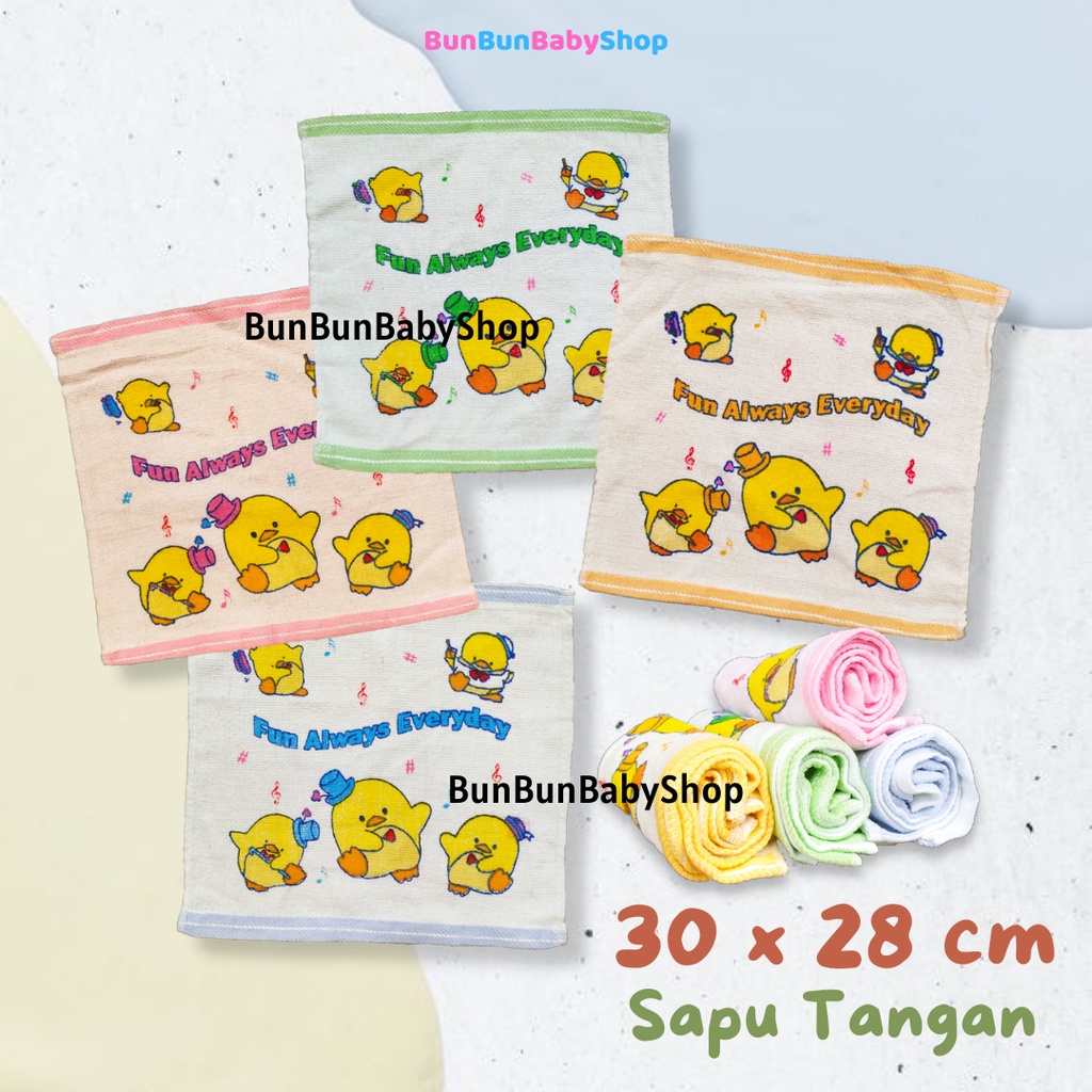 Handuk Bayi Lap Sapu Tangan Katun Perlengkapan Baru Lahir Peralatan Mandi Baby New Born Washlap Mini Perawatan Anak Bunbunbabyshop