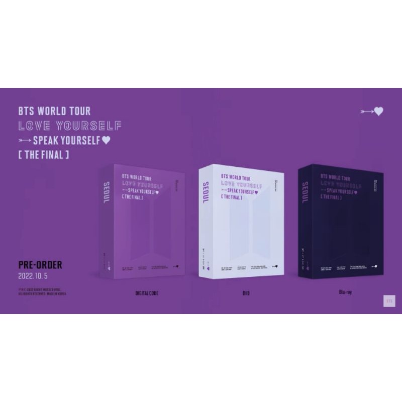 DP Love Yourself: Speak Yourself [THE FINAL] DVD