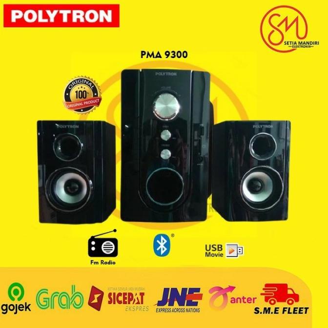 Termurah Polytron Pma 9300 Speaker Aktif Bluetooth Pma9300 Multimedia Audio Usb