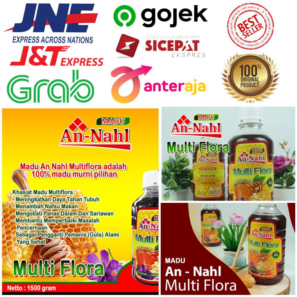 Madu Murni An Nahl Multiflora 1500gr / An-Nahl Multiflora 1,5gr