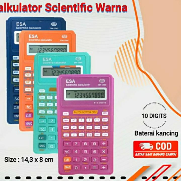 

Paling Dicari.. Kalkulator Scientific Warna Murah Tahan Lama Sin Cos Calculator