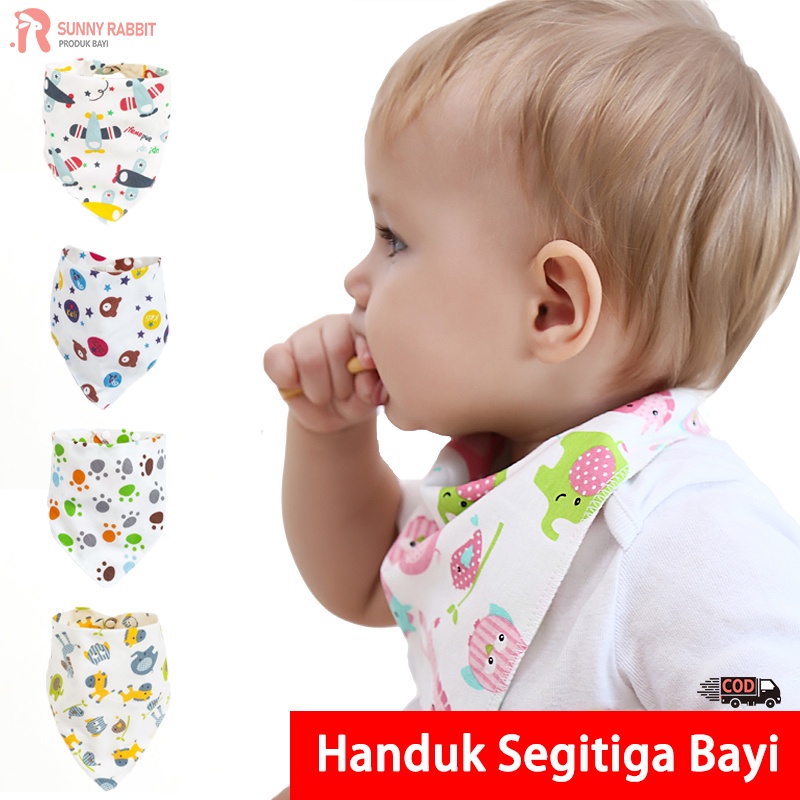 Celemek bayi/Celemek makan bayi /Bib bayi/Slabber Segitiga Bayi/Celemek Makan Bayi (B5)