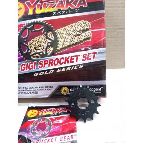 Girset gear set gir set Cb 150 r new led hole 6 yuzaka model sss