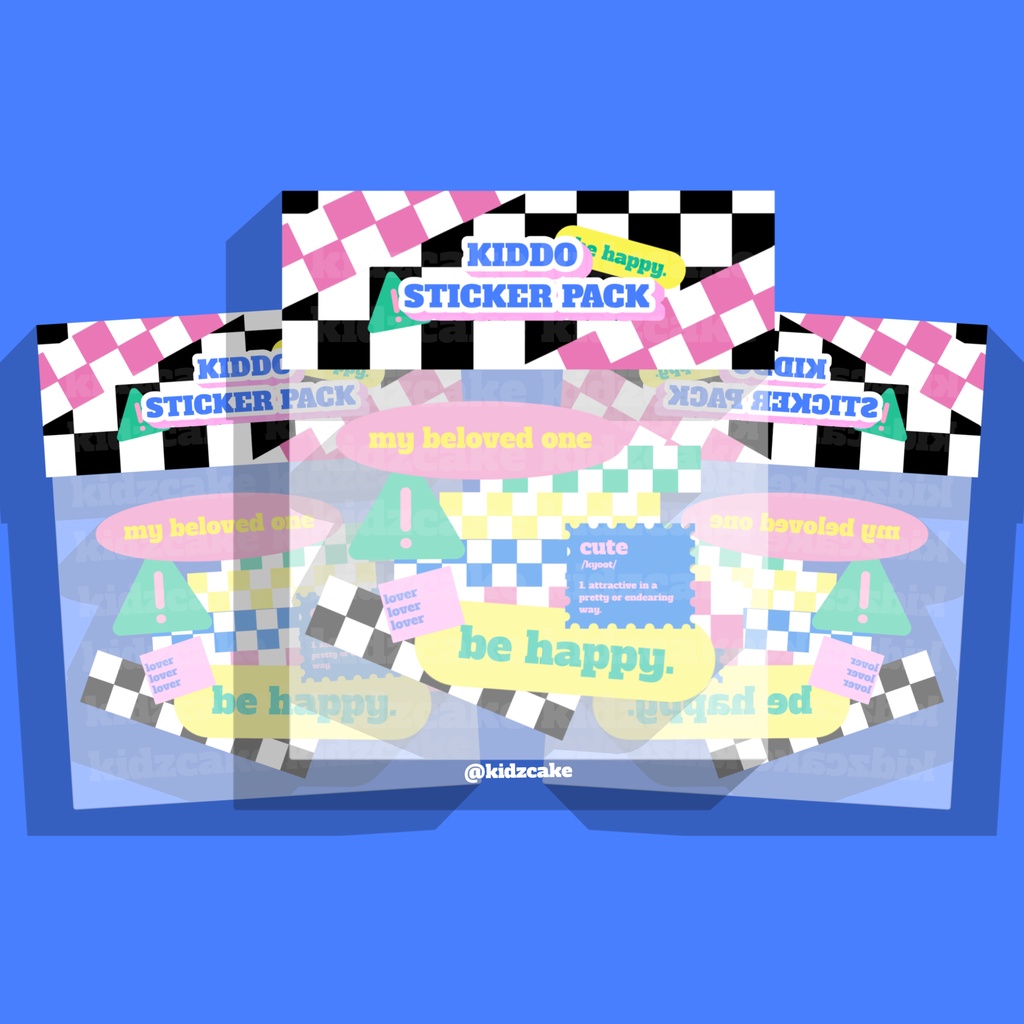 

kidzcake | kiddo sticker pack, scrapbook/deco sticker
