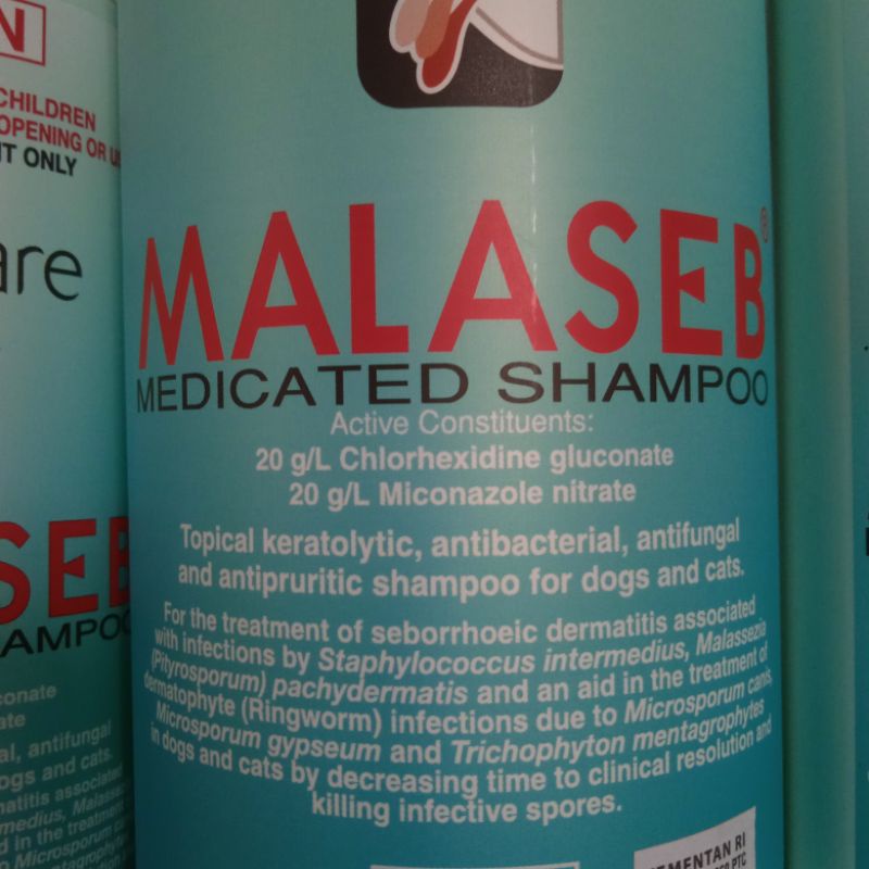 Shampo Jamur Kucing Anjing Kelinci Malaseb Sampo Malaseb Shampoo