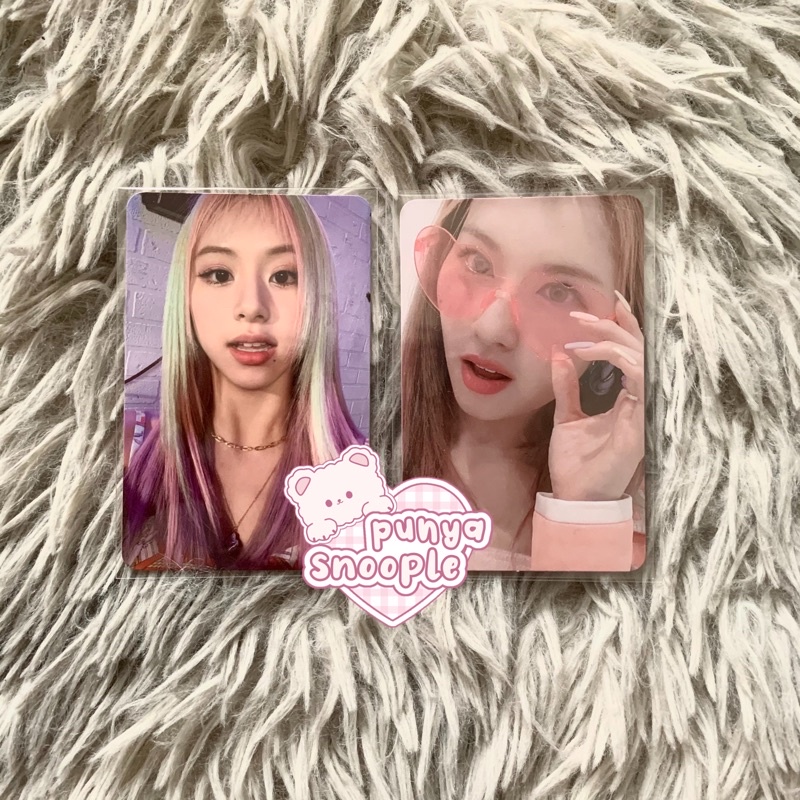 [Pair] Twice Sana Specs Fol + Chaeyoung Tol PC Photocard