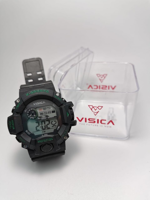 Jam Tangan Asli VISICA 660 Tali Rubber Dewasa