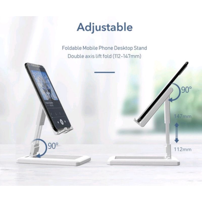 Folding Desktop HD-28 Phone Holder Lipat Universal Support Stand Meja Standing HD28