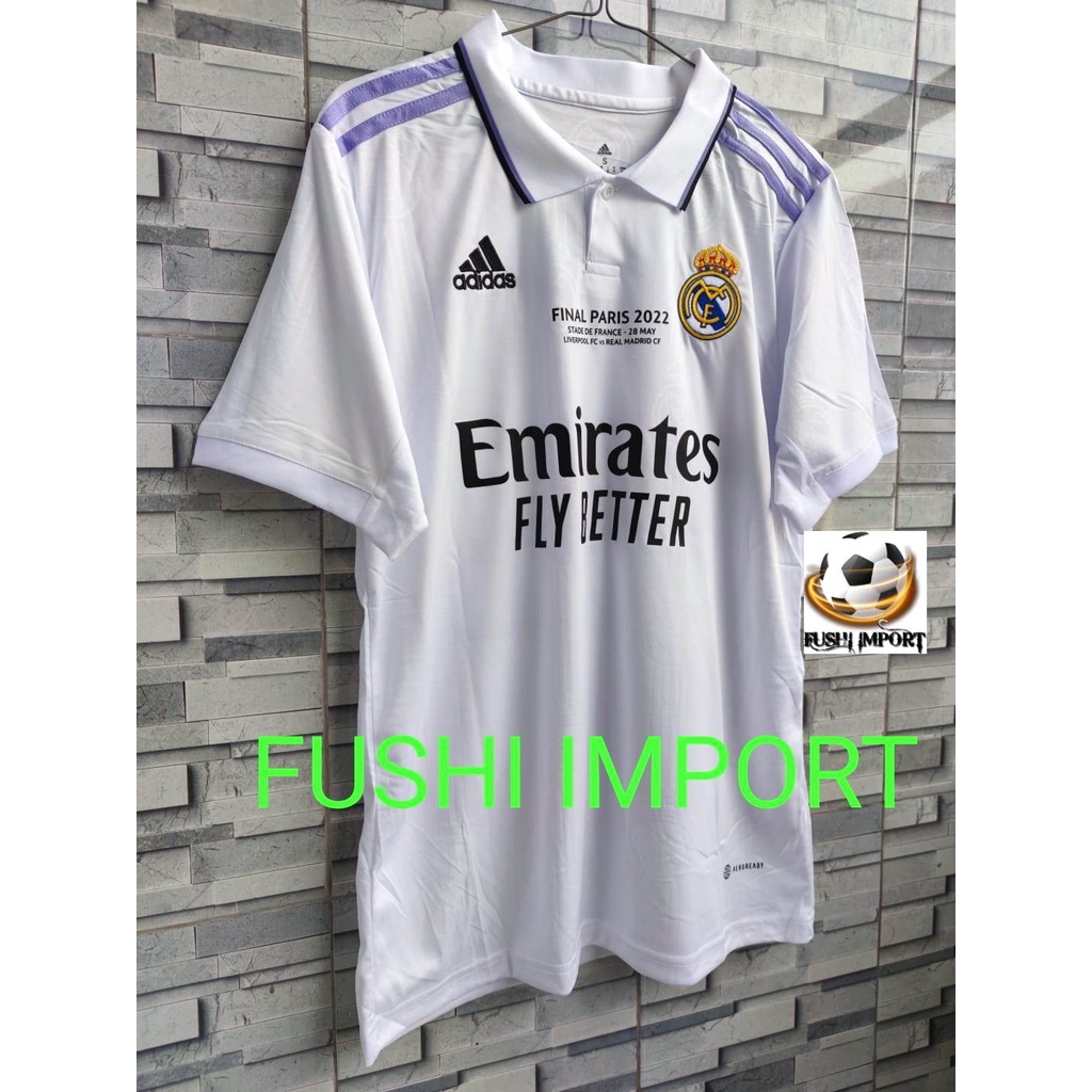 Jersey Baju Bola Madrid Home Champion 14 2022 2023 Grade Ori