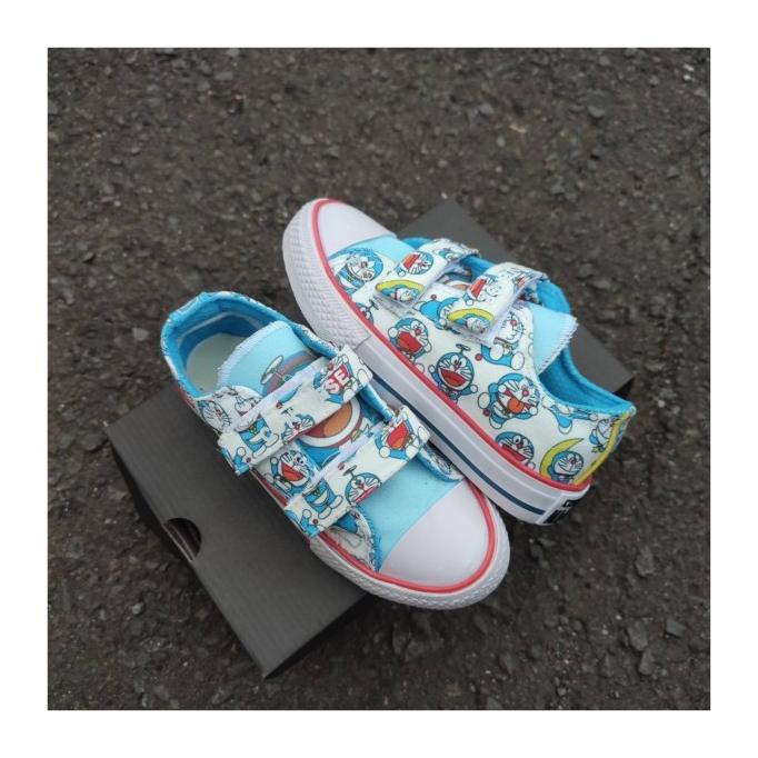 Sepatu Anak Converse Motif Doraemon Premium High Quality Sepatu Kids Terbaru