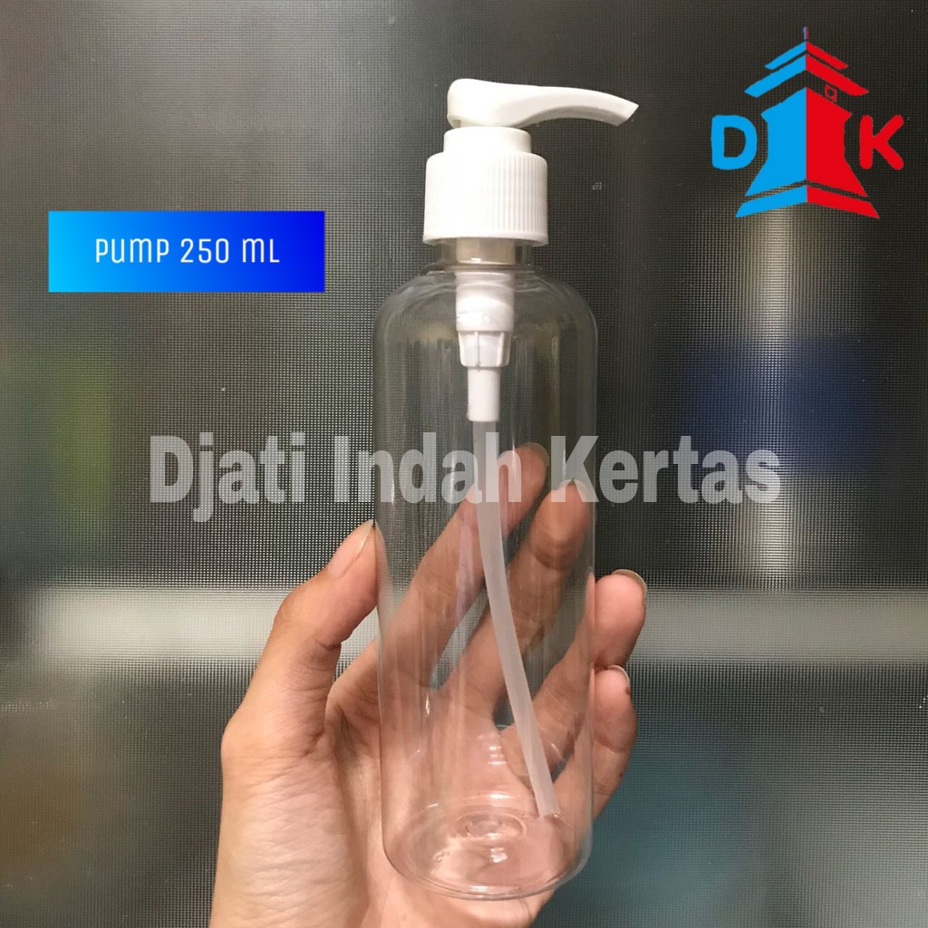 Ready!!! Botol Pump Bening 250 ml ( 20 pcs )