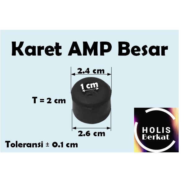 Alas Karet Kaki Meja Kursi Kompor TV Radio (AMP Besar)