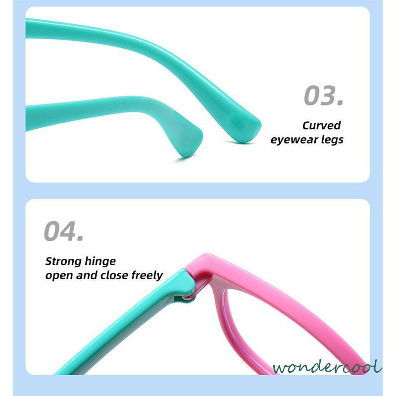 Kacamata Antiradiasi Sinar Blue Ray Anti Komputer TV Anak Wanita Pria -Won