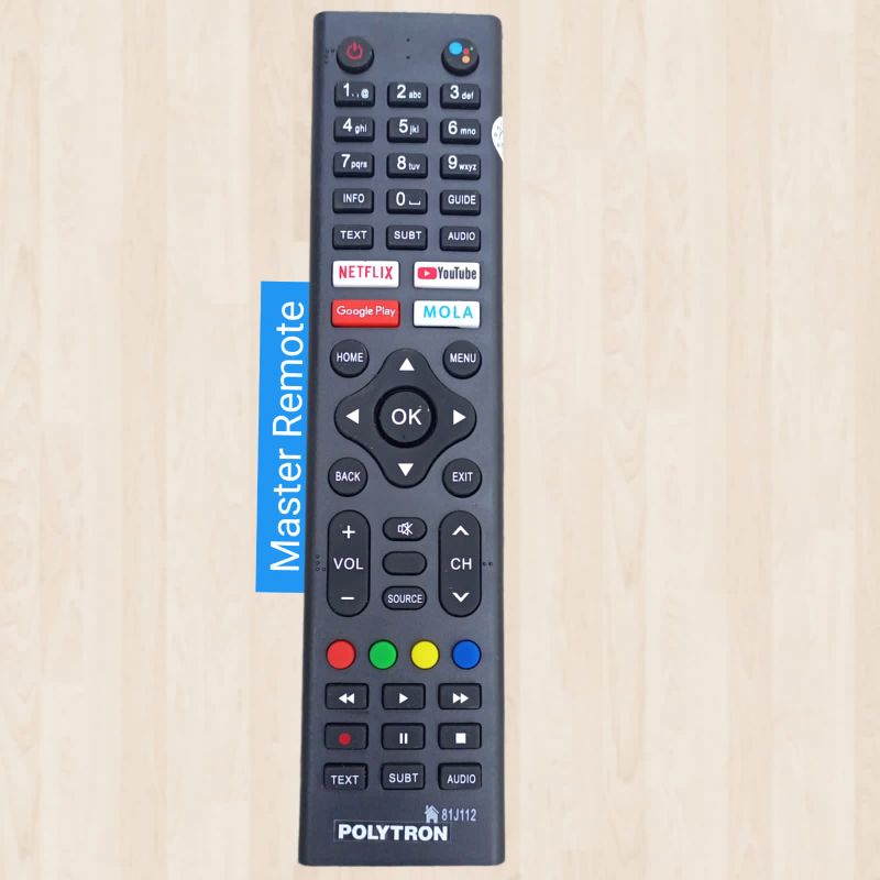 Remote Remot TV POLYTRON LED Android Smart tv 81J112