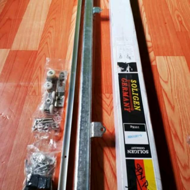 Rel pintu geser SOLIGEN 180 cm rel pintu sleding rel Rel pintu geser SOLIGEN 180 cm rel pintu sleding rel