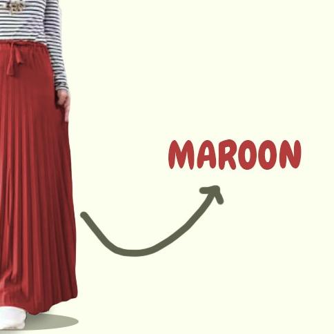 ✰ - Rok Plisket super jumbo xxl bigsize tebal - RELOOK ☪