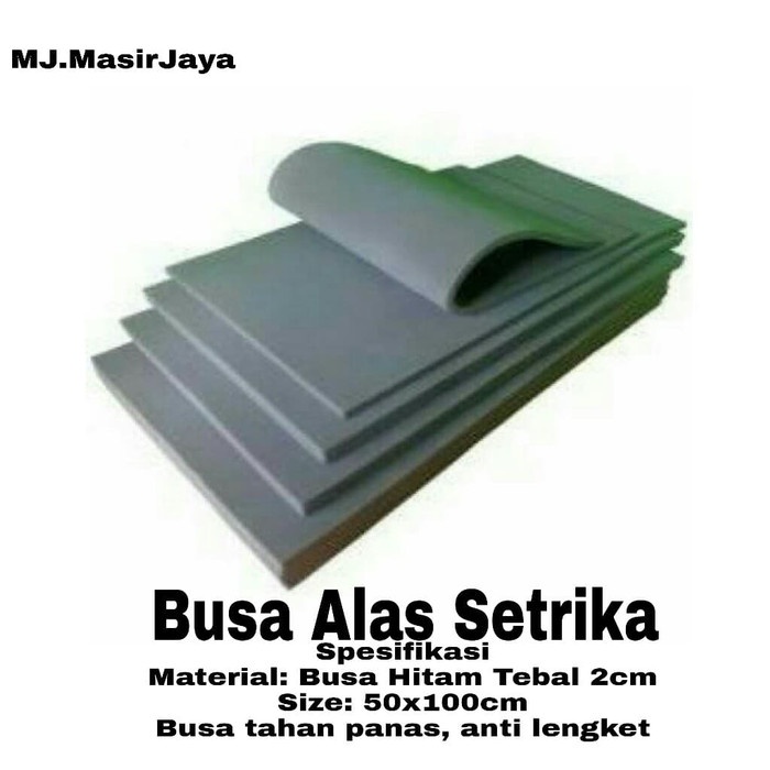 Setrikameja- Busa Tatakan Alas Setrika Busa Tahan Panas Anti Lengket -Meja-Setrika.