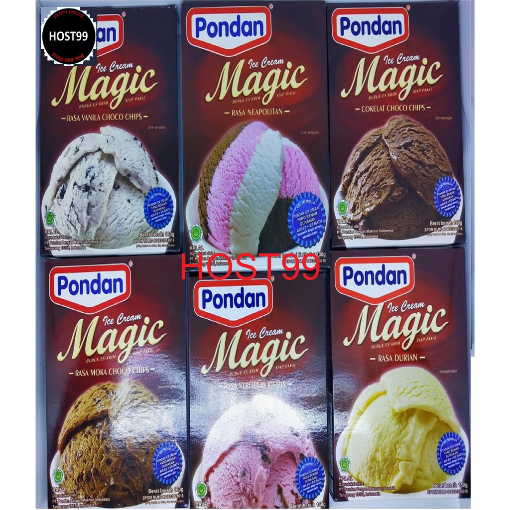 

PROMO BUBUK ES KRIM SIAP PAKAI INSTANT ICE CREAM MAGIC HALAL PONDAN