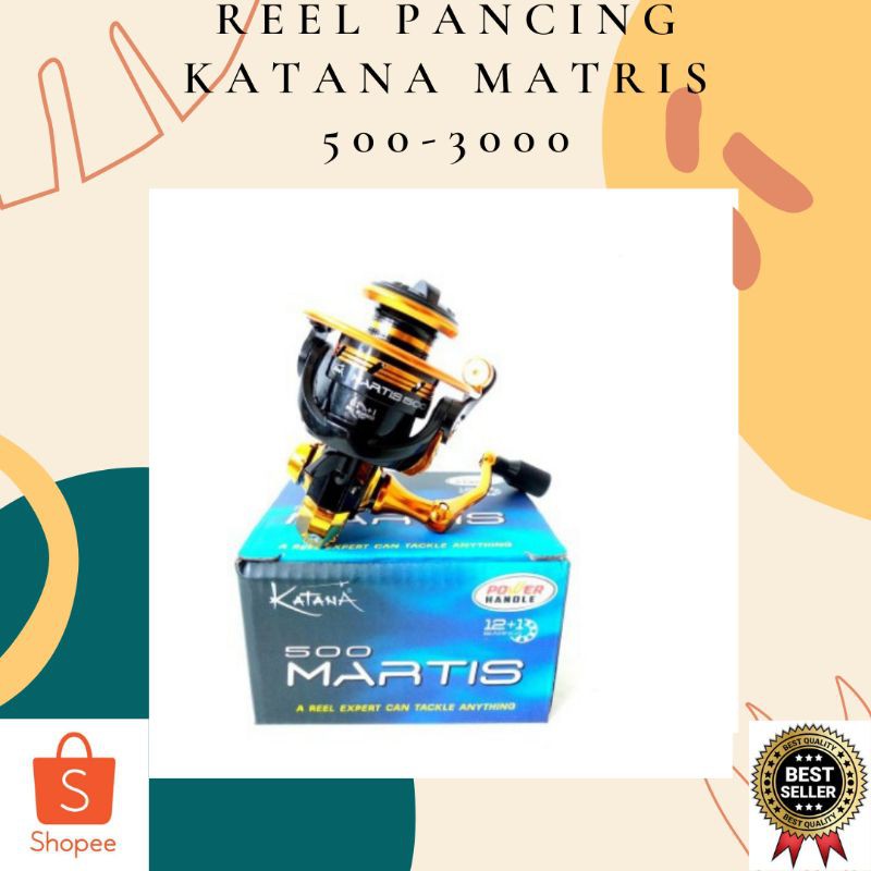 Ril Pancing | Alat Pancing KATANA MARTIS 500 - 3000 [ Power Handle ]