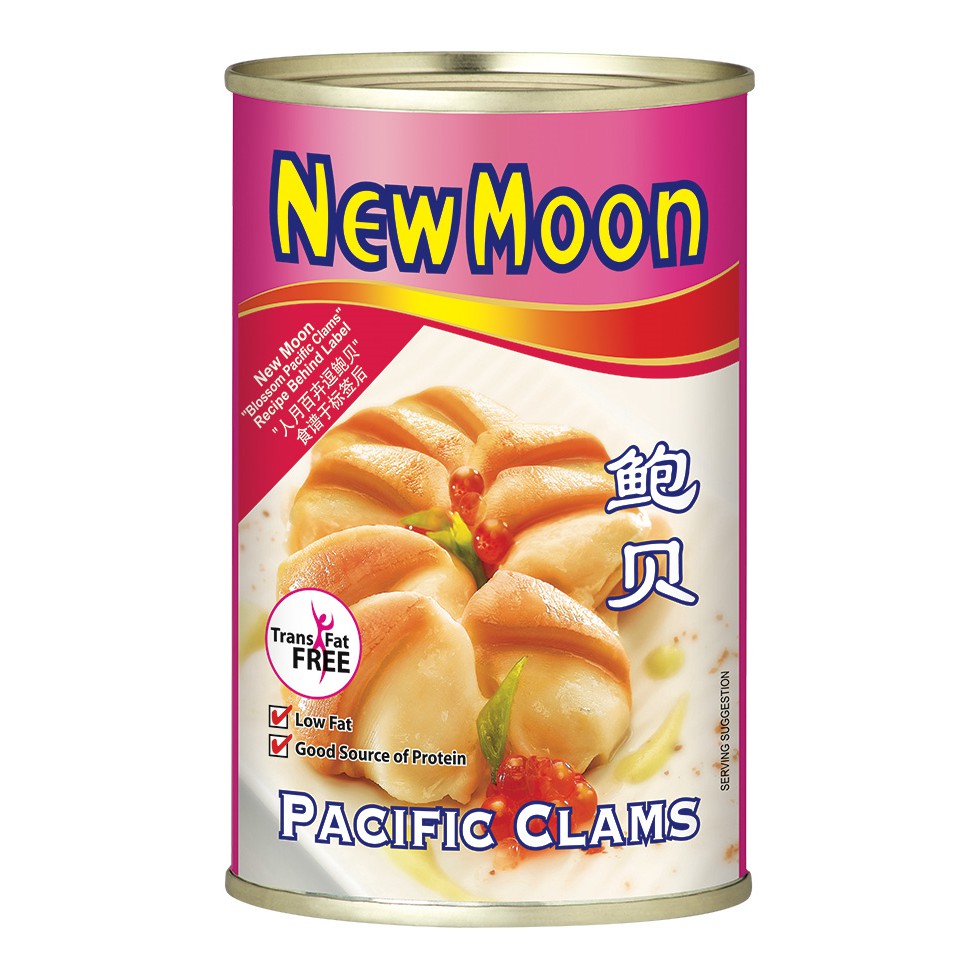 

New Moon Pasific Clams 425gr Pacific Clams Abalone Premium abalone