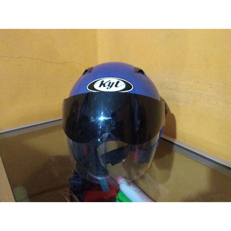 TERMURAH HELM KYT 2VISOR WARNA BIRU