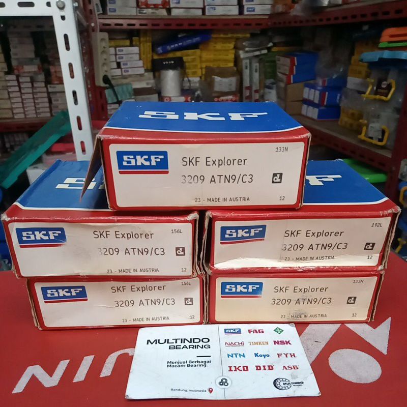 Bearing Double Row Angular 3209 ATN9 /C3 SKF ORIGINAL