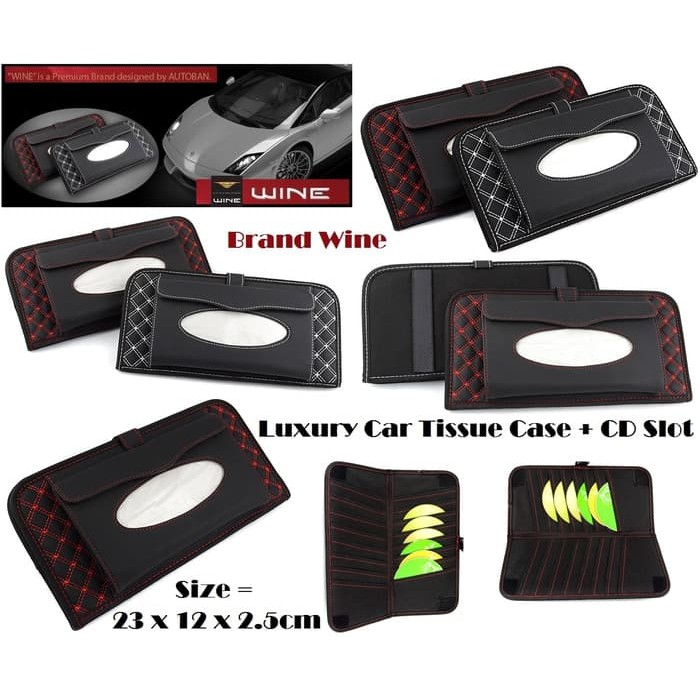 Tempat Tisue CD mobil Tempat Tissue dan Tempat CD