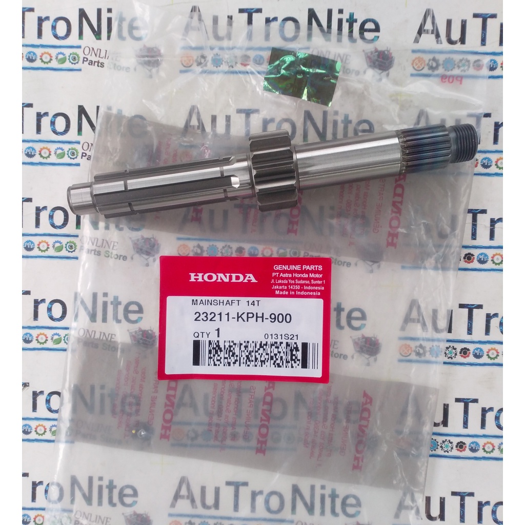 MAIN SHAFT 14 T 23211-KPH-900 Original Honda Super Cub Monkey CT Kirana Karisma Blade Supra X 125 He