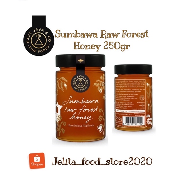 

East Java & Co Sumbawa Raw Forest Honey 250gr - madu