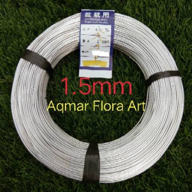 Kawat Bonsai Alumunium Eceran  Permeter Ukuran 1.5mm