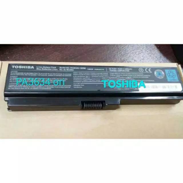 BATERAI ORIGINAL TOSHIBA L510 L515 L310 T110 T115 T130 U400 U500 M300 M500 M800 PA3634 PA3635 PA3638