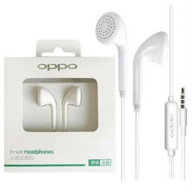 HANDSFREE OPPO R9 F1 F1S ORIGINAL 100% EARPHONE HEADSET HF NON KARET MH133