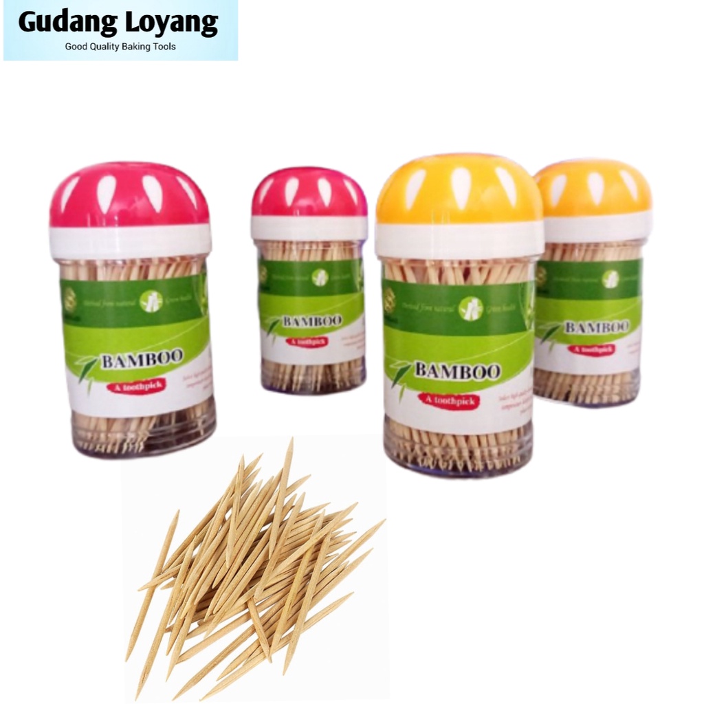 Tusuk Gigi Bambu Toothpick Tusuk Gigi Jamur Murah