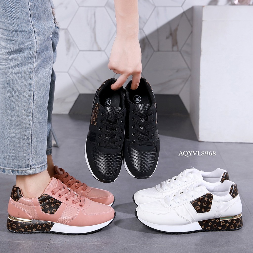 SEPATU SNEAKERS WANITA LV AQYVL8968 BRANDED IMPORT BATAM TERBARU TERLARIS BEST SELLER
