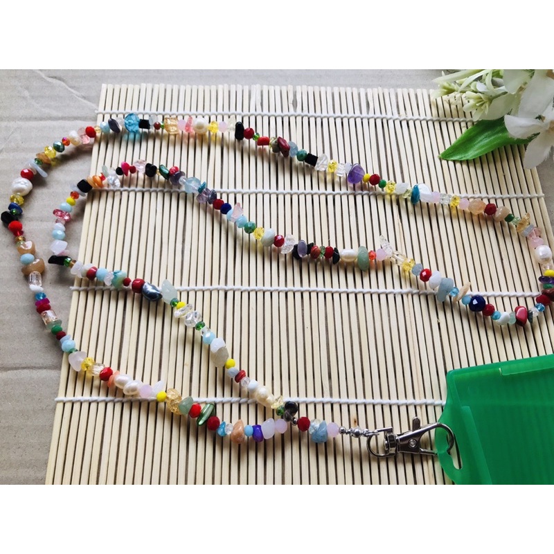 

LANYARD ID CARD HOLDER RANDOM BEADS SERIES
