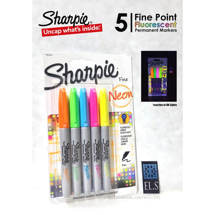 

SHARPIE Neon Fine Point 5 pcs set promo