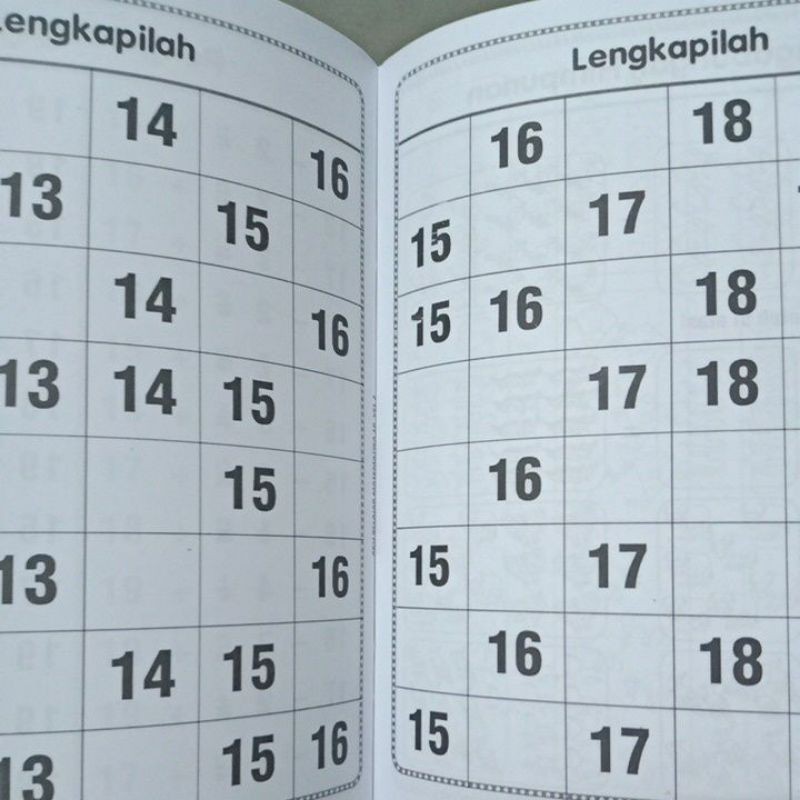 Buku Aku Belajar Matematika 1b Aktivitas Paud Dan TK