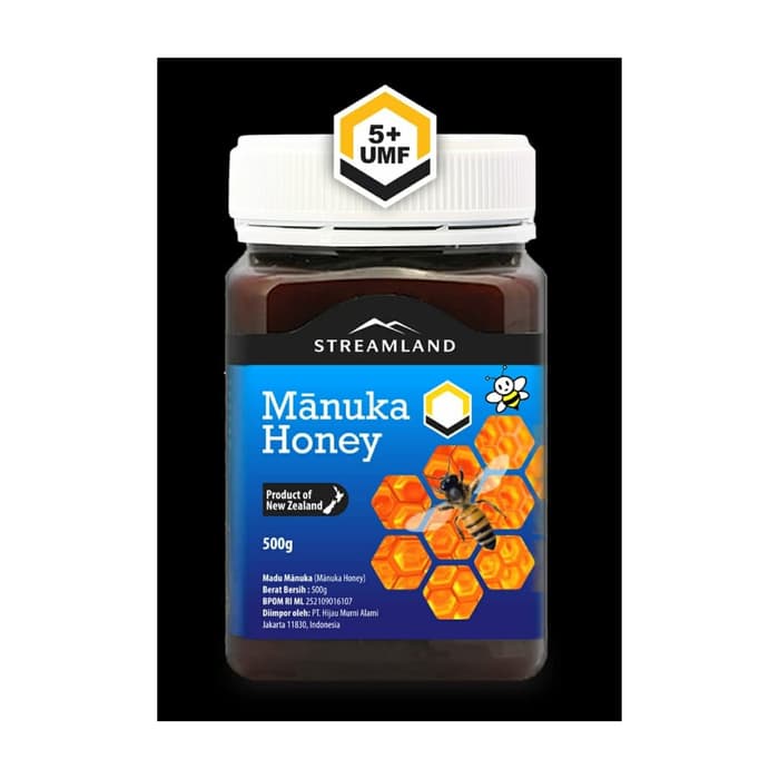 

madu- madu manuka honey streamland umf 5+ 500gr -madu.