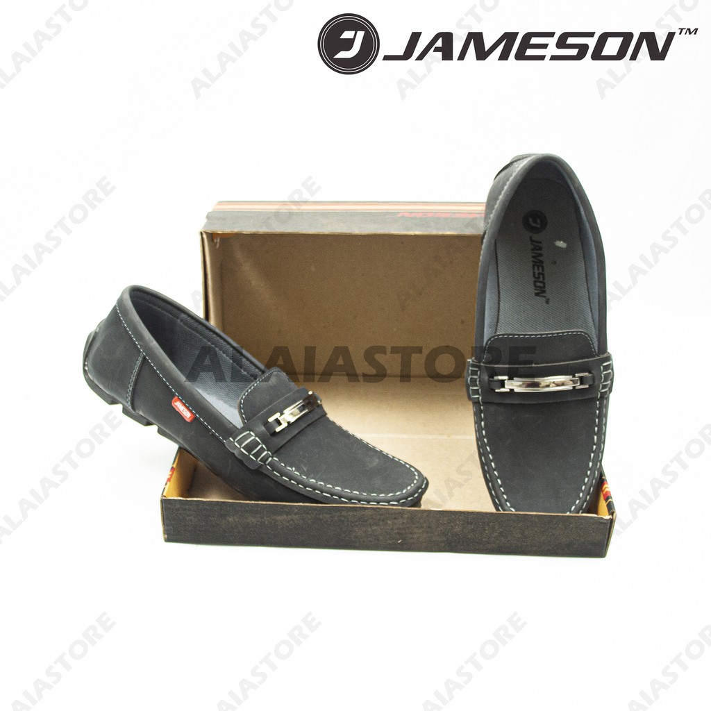 Sepatu loafers casual pria pantofle anti slip Jameson J05 Denmark / sepatu formal / sepatu kerja