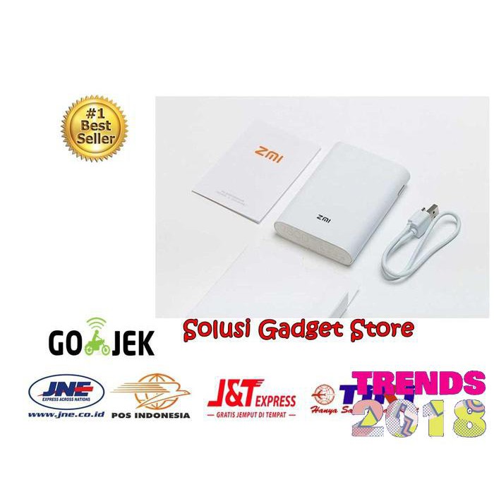 PROMO HARGA TERMURAH Xiaomi Modem Mifi ZMI MF855 4G LTE Powerbank 7800mAh