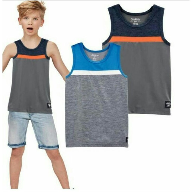Oshkosh boys tanktop/tanktop olahraga anak laki laki/tanktop anak cowok 2 sampai 5 tahun
