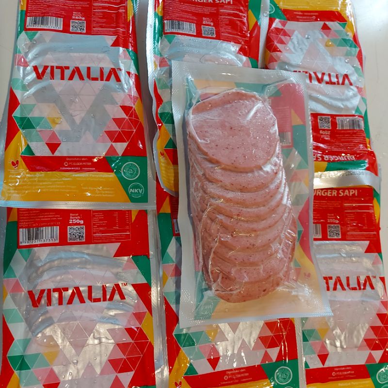 

beef vitalia isi 10 burger besar