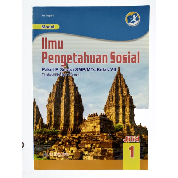 ORI satu paket buku modul paket B setara smp jilid 1 untuk kelas 7 penerbit Arya duta