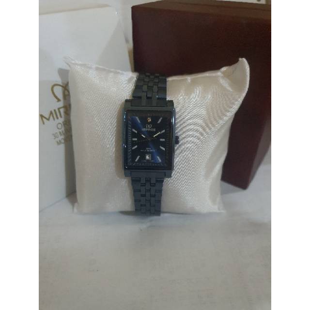 Jam Tangan Wanita Mirage 7716 Rantai Biru Original