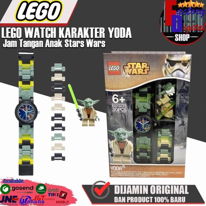 Jam Tangan Anak Lego Watch Karakter Star Wars YODA Original