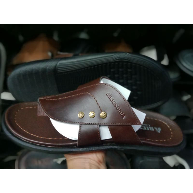 Sendal Pria Asli Kulit Sapi